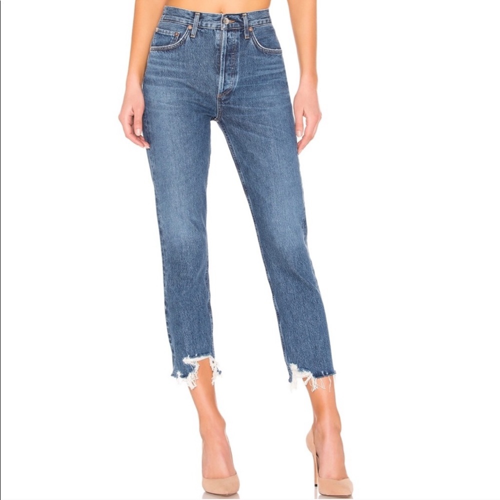 *NWT* Riley High Rise Straight Crop